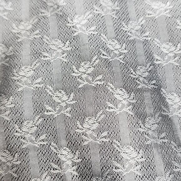 John W Nordstrom Grey Wool/Silk Windowpane Plaid Sports Coat, Mens 44L - Picture 9 of 12